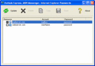 OEM Password Recovery screenshot